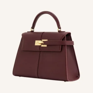 JW PEI Elise 2025 Burgundy Large Square Crossbody Women's Handbag