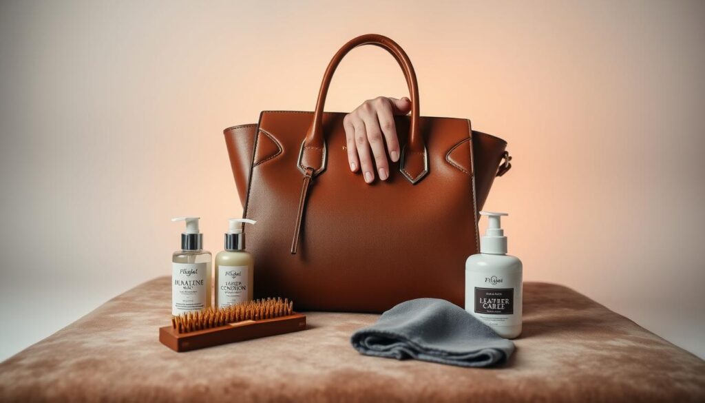 high-end handbag care